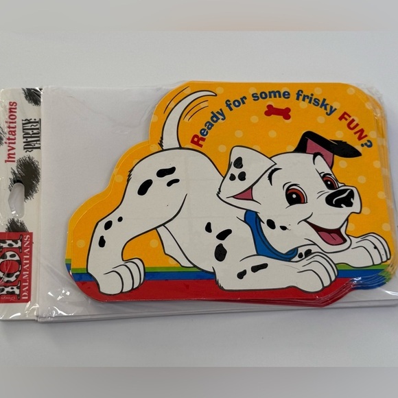 Disney Other - Hallmark Party Express Disney 101 Dalmatians vintage invitation cards.